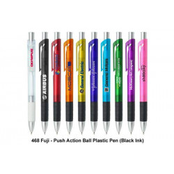 468 Fuji- Push Action Ball Plastic Pen, Promotional Gifts, Promotional Gift, Singapore